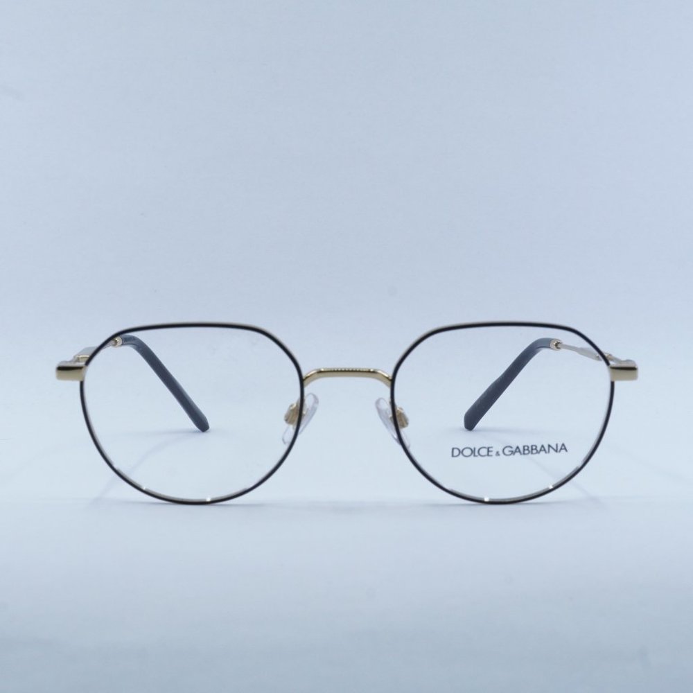 NEW DOLCE&GABBANA DG1349 1311 GOLD/MATTE BLACK EYEGLASSES - Picture 2 of 10